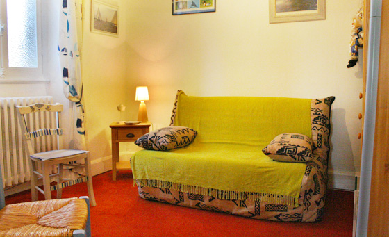 La chambre du rez-de-chaussée